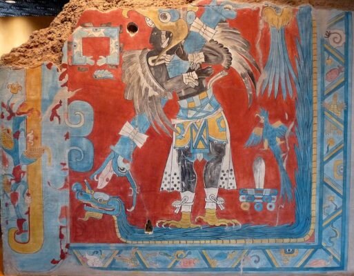 Conférence culturelle art métis héritage croisé Peinture murale de Cacaxta