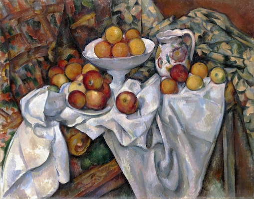 Paul Cézanne, nature morte aux pommes et aux oranges – exposition Cézanne Grand Palais